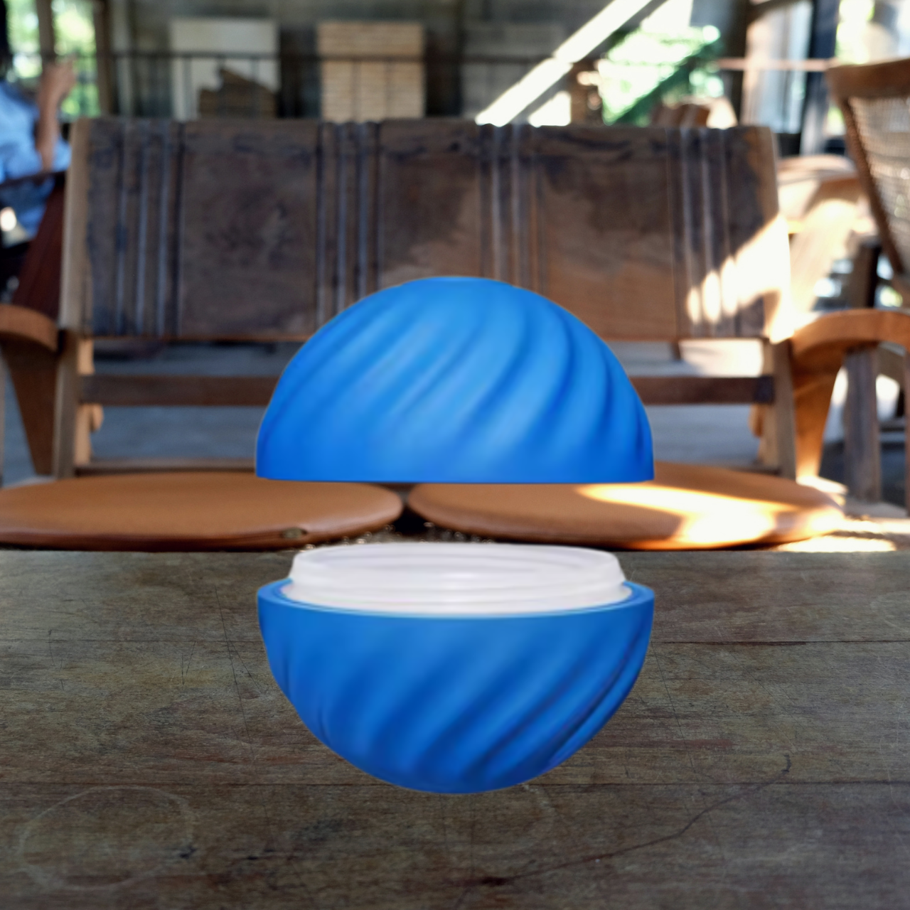 Durable Blue & Orange Replacement Shell for Dog Ball – High-Visibility & Tough Design