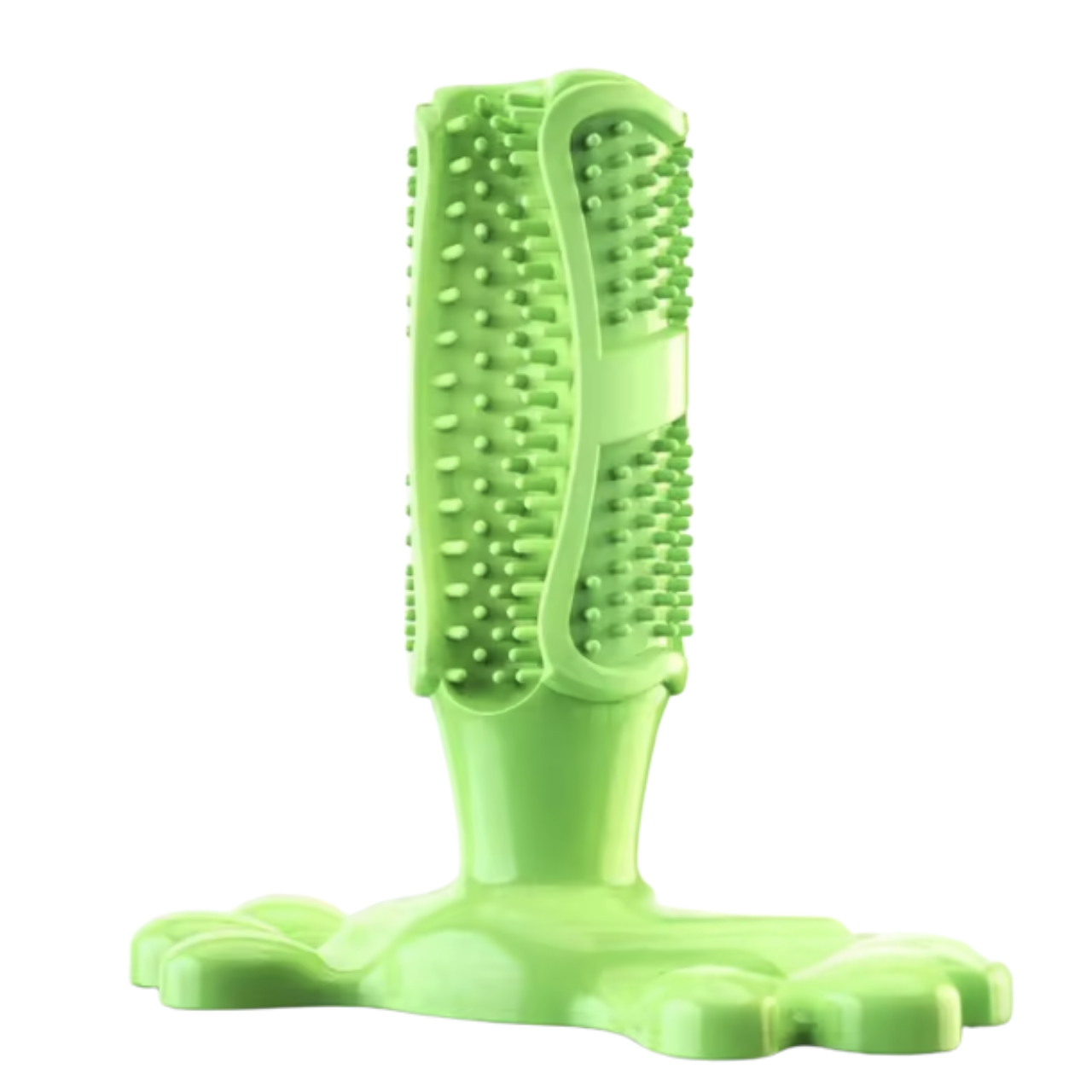 Cactus Interactive Dog Chew Toy – Rubber Toothbrush & Treat Dispenser