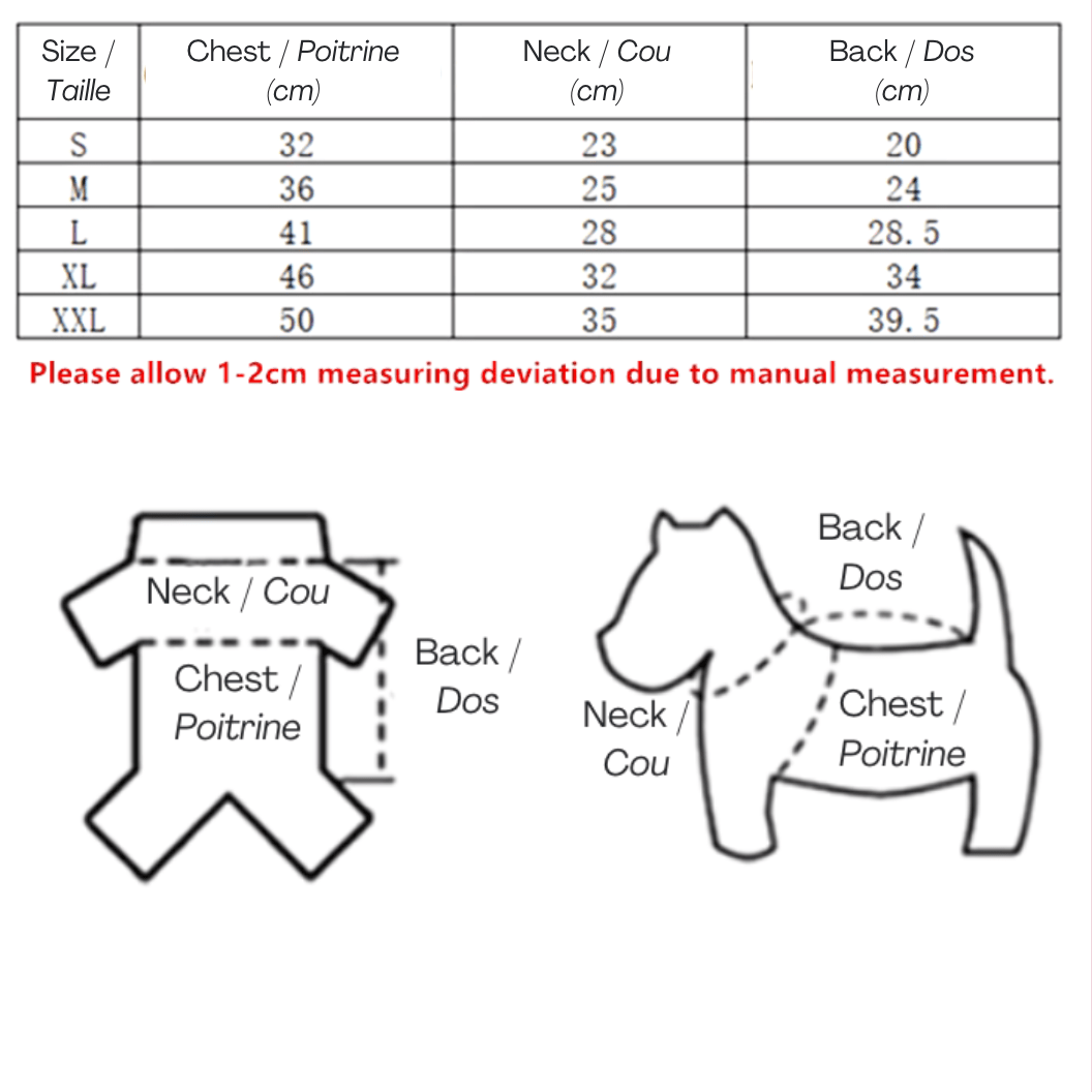 Warm Fleece Dog Coat – Winter Sweater Vest for Small Dogs
