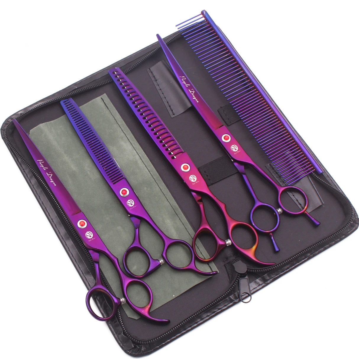 Pet Grooming Scissors for Dogs, Curved Chunker Shears