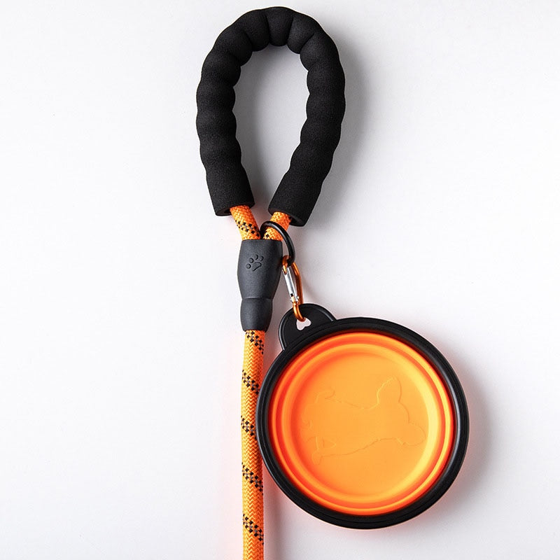 Dog Leash – Heavy Duty, Padded Handle, Double Traction for Strong Dogs