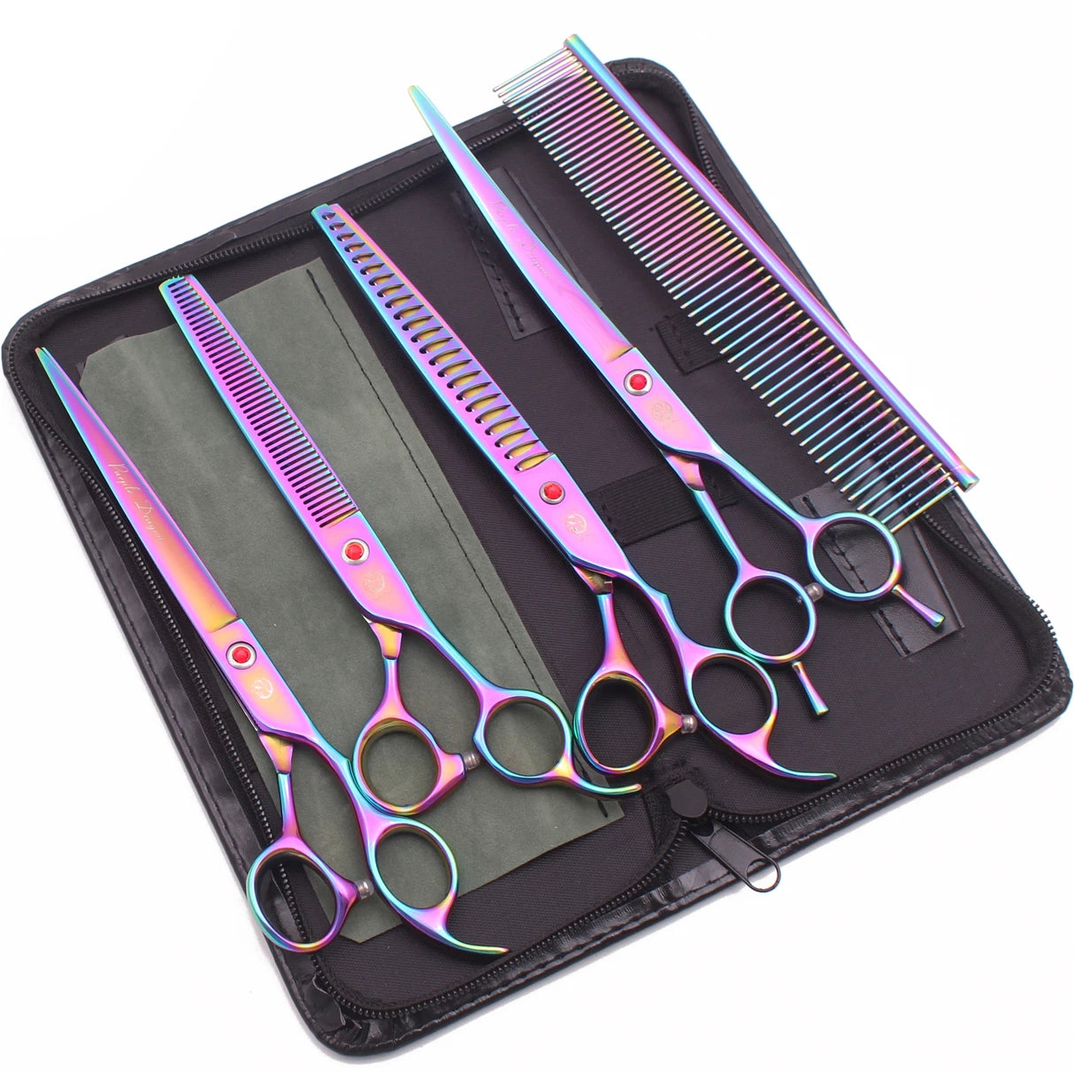 Pet Grooming Scissors for Dogs, Curved Chunker Shears