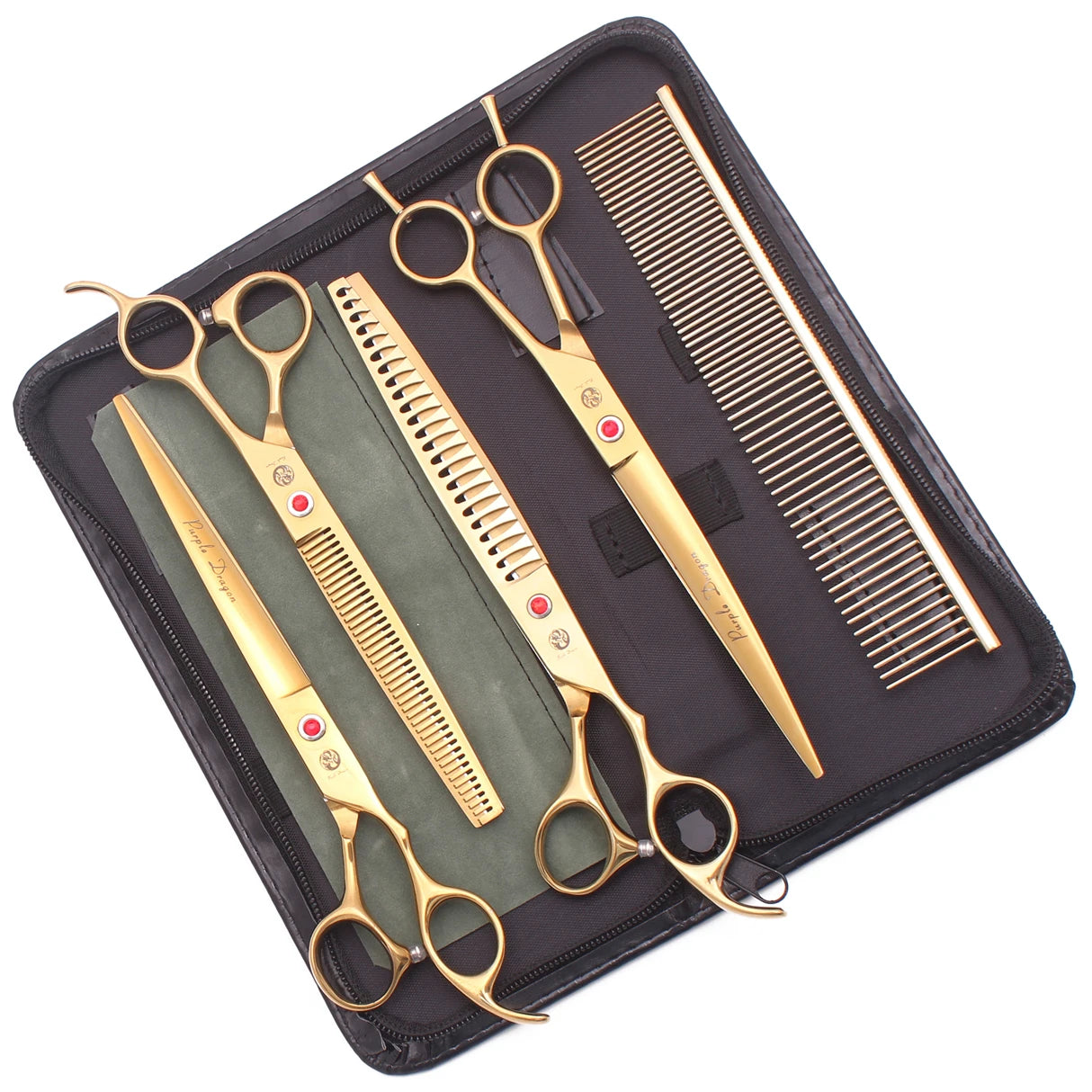 Pet Grooming Scissors for Dogs, Curved Chunker Shears