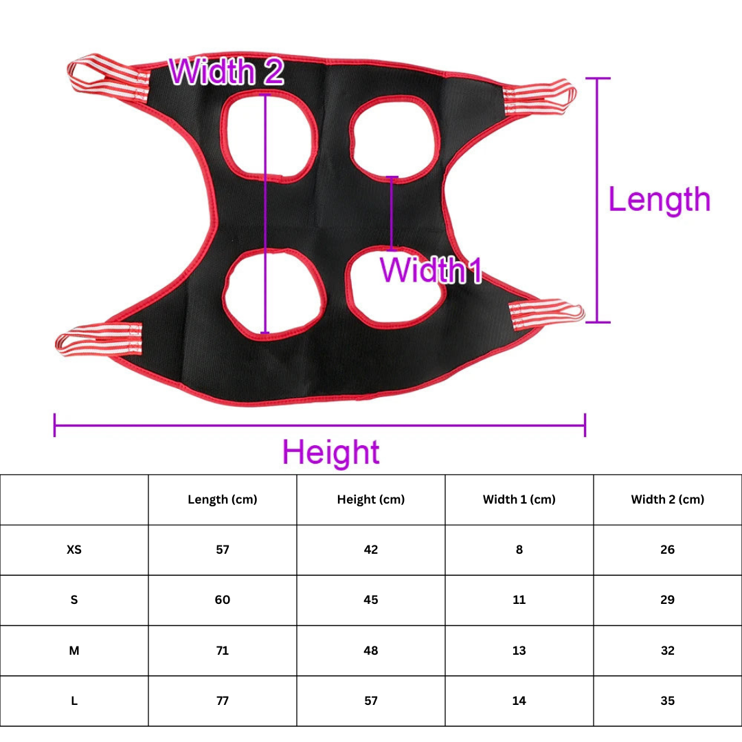 Dog Trimming Restraint Bag - Pet Beauty Hammock