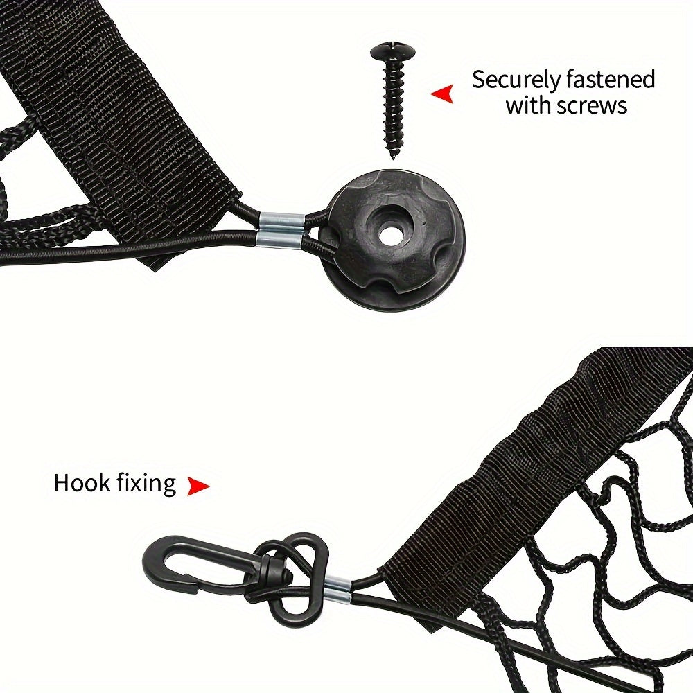 Dog Car Barrier – Sturdy Elastic Pet Safety Net for Trunk & Backseat