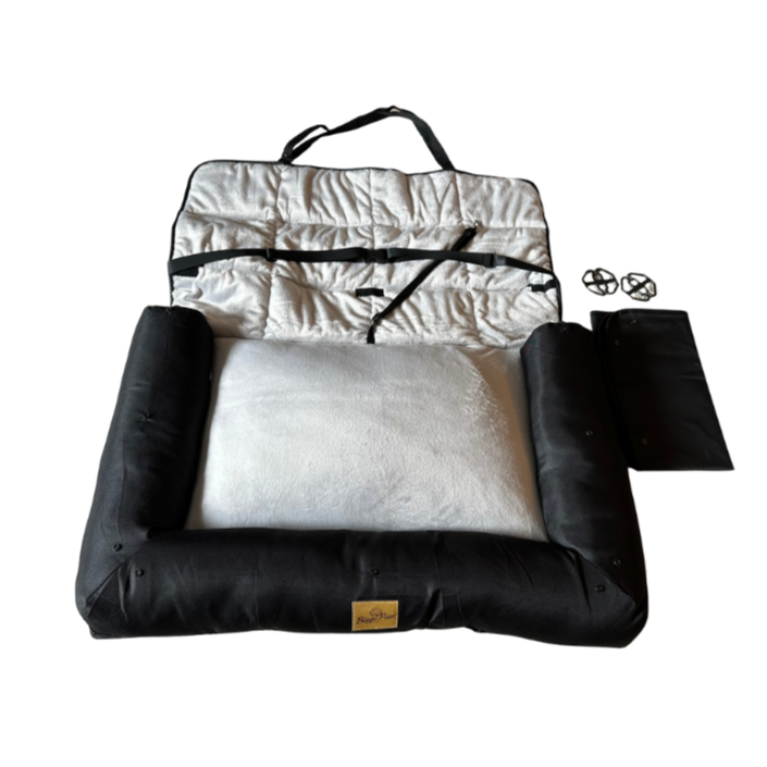 Pet Car Seat Safety: Dog Travel Booster Bed Carrier