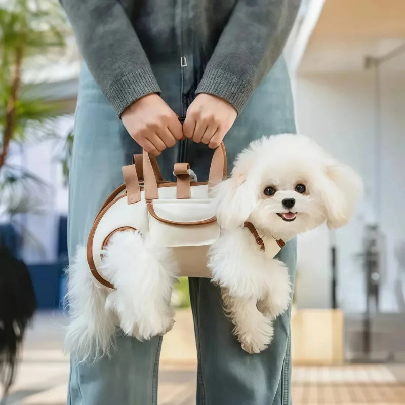 Dog Portable Crossbody Backpack – Lightweight One-Shoulder Pet Carrier for Travel