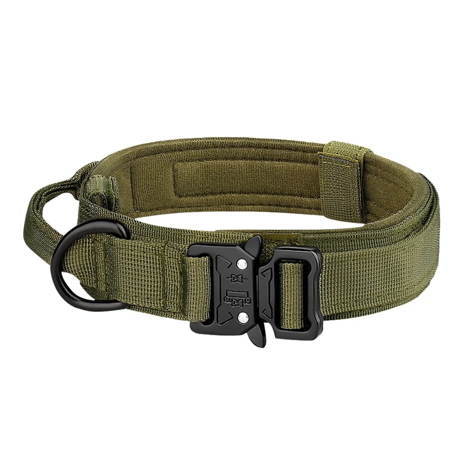 Dog Collar with Metal Buckle – Breathable Nylon Training Collar for Medium & Large Dogs