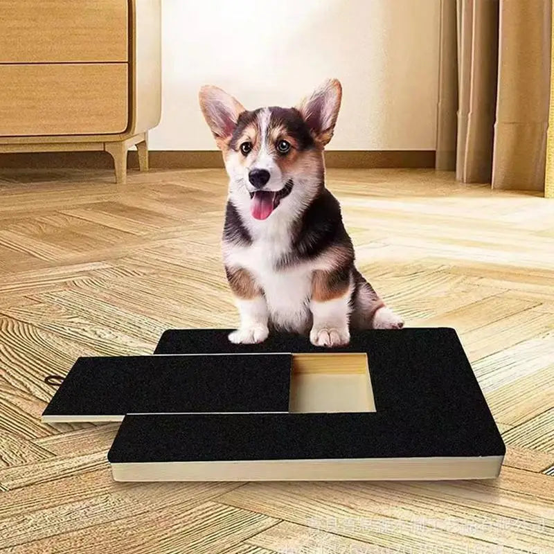 Dog Nail File & Scratching Board – Safe Self-Grooming Toy for Nail Trimming