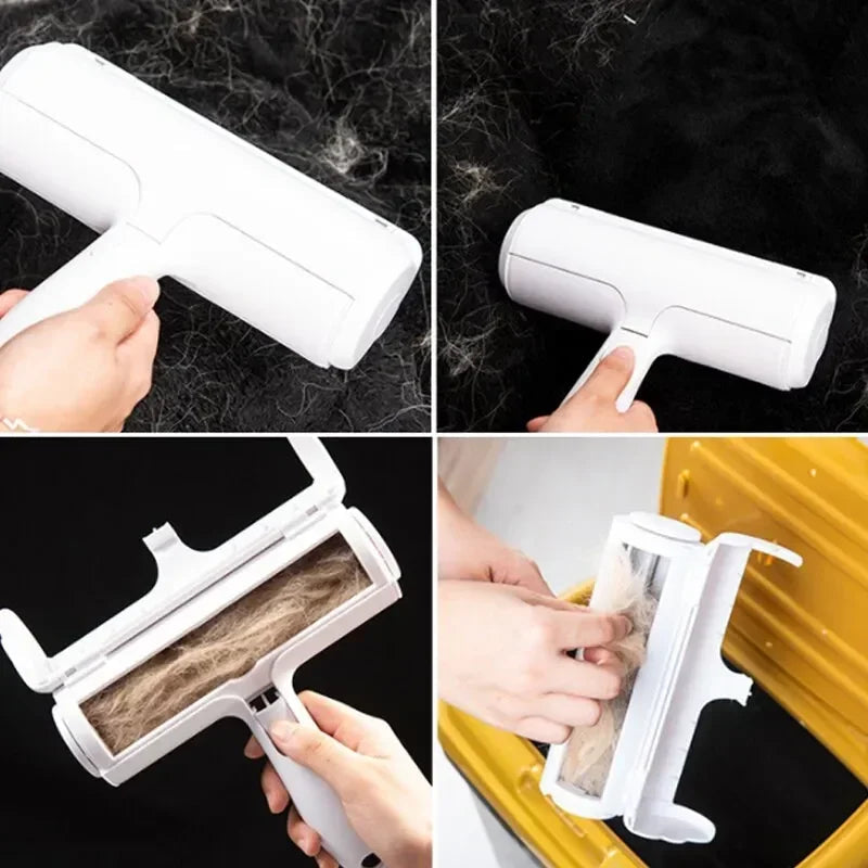 Effortless Pet Hair Remover Roller – Self-Cleaning Lint Roller for Dog Hair