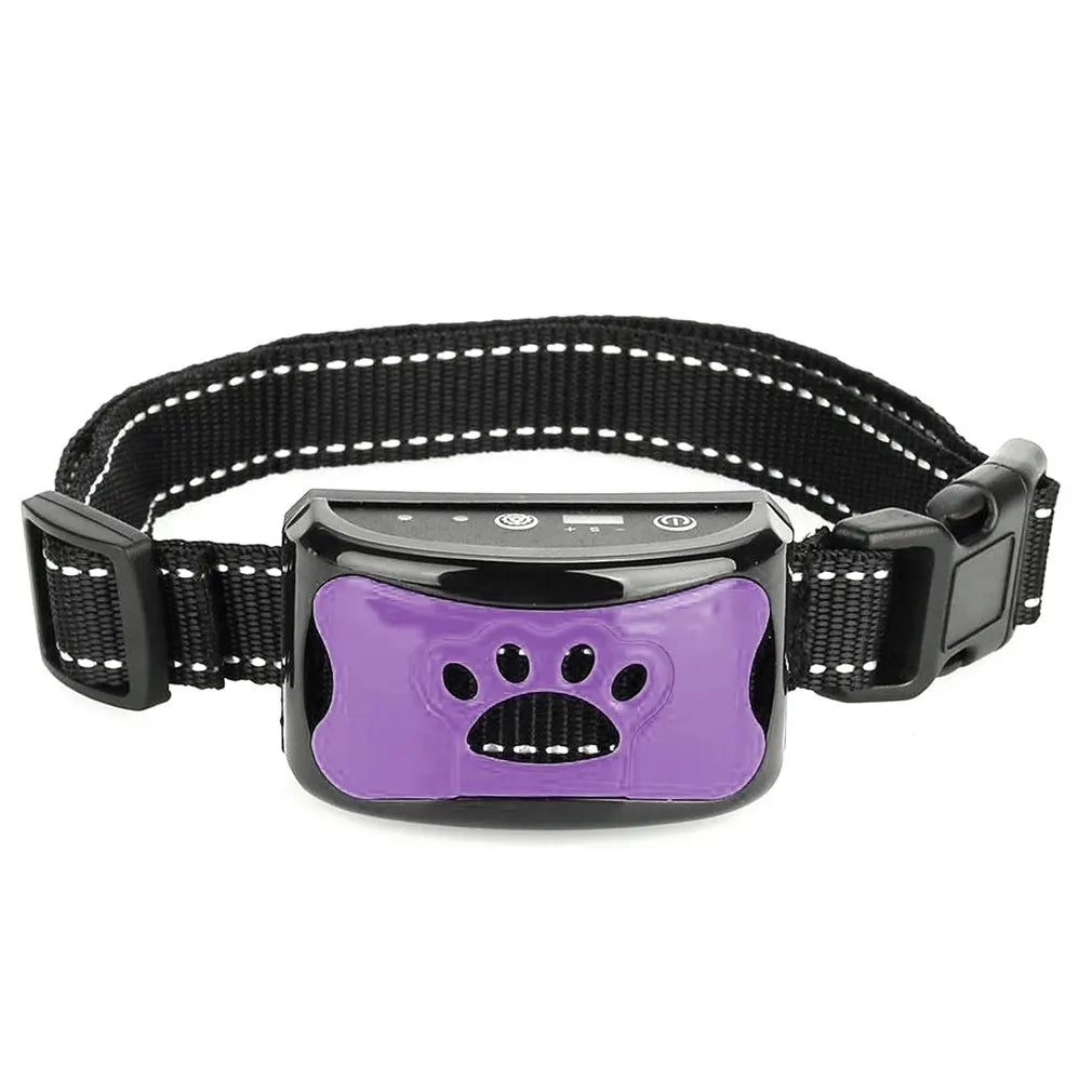 Anti-Bark Dog Collar – Rechargeable Electric Training Device with Vibration
