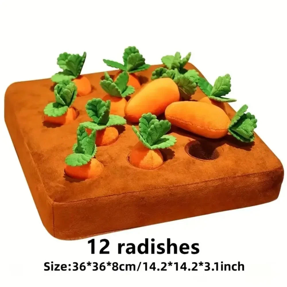 Carrot Snuffle Mat for Pets – Engaging Puzzle Toy for Small, Medium & Large Dogs