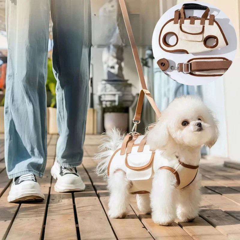 Dog Portable Crossbody Backpack – Lightweight One-Shoulder Pet Carrier for Travel