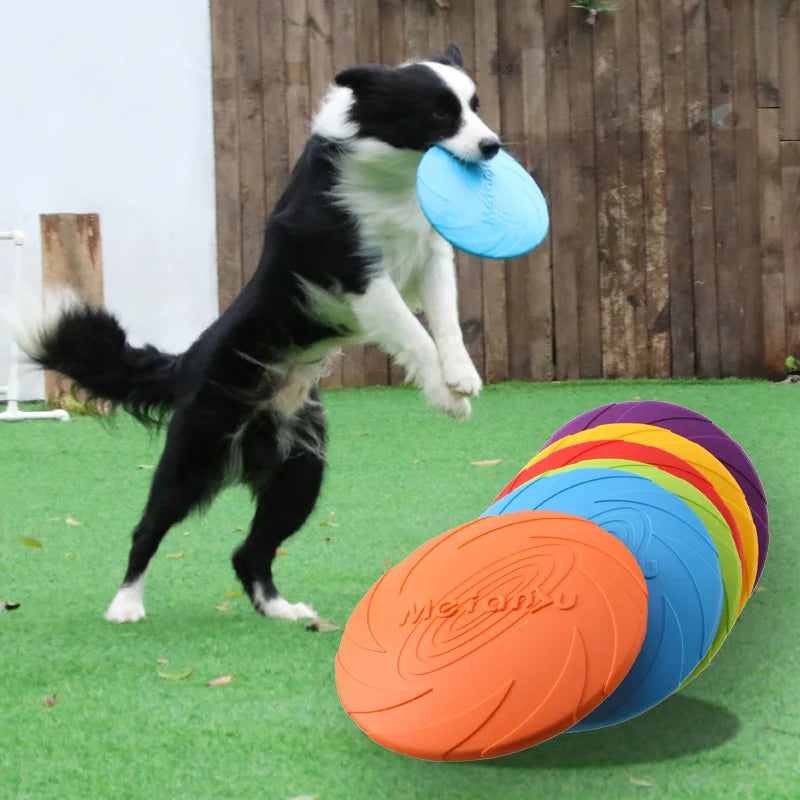 Bite-Resistant Flying Disc – Multifunctional Dog Training Toy for Outdoor Fun