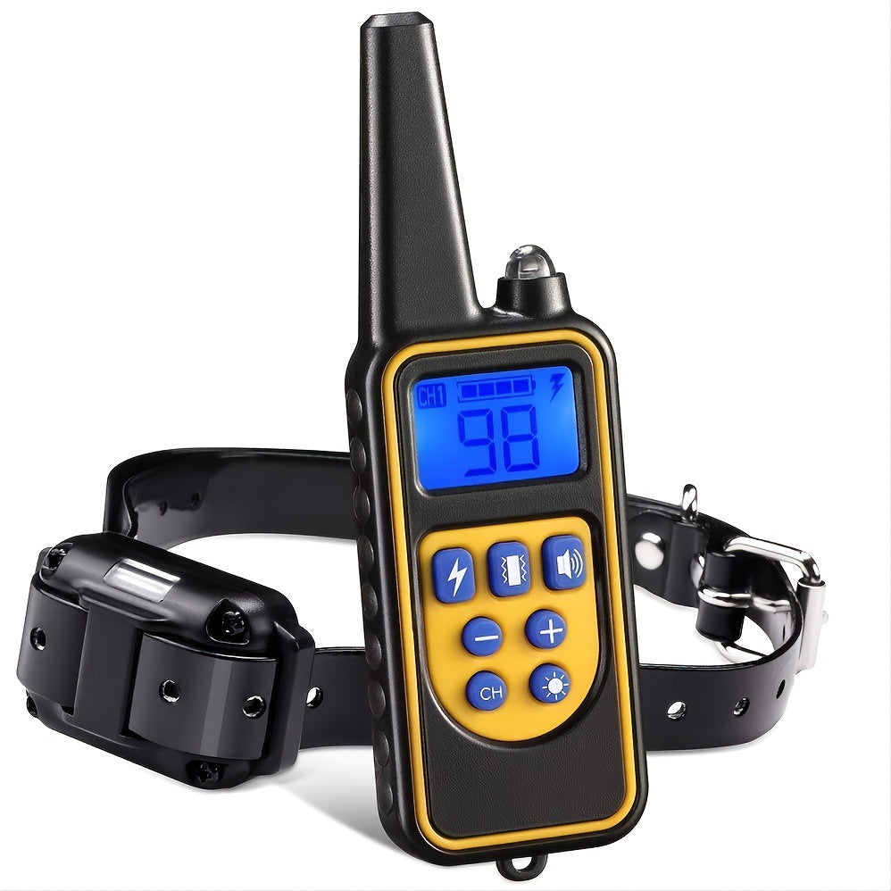 Dog Training Collar with 99 Levels, Beep, Vibration & Shock Modes, LCD Display