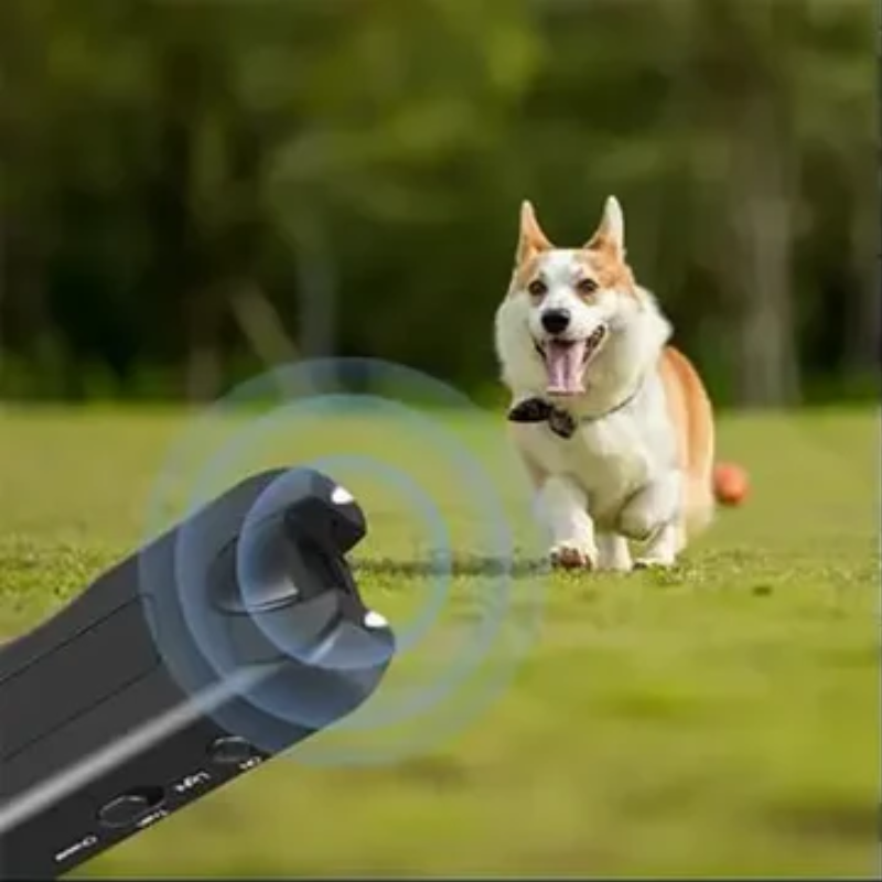 Dog 3-in-1 Ultrasonic Repeller & Training Device – Anti-Barking & Animal Deterrent