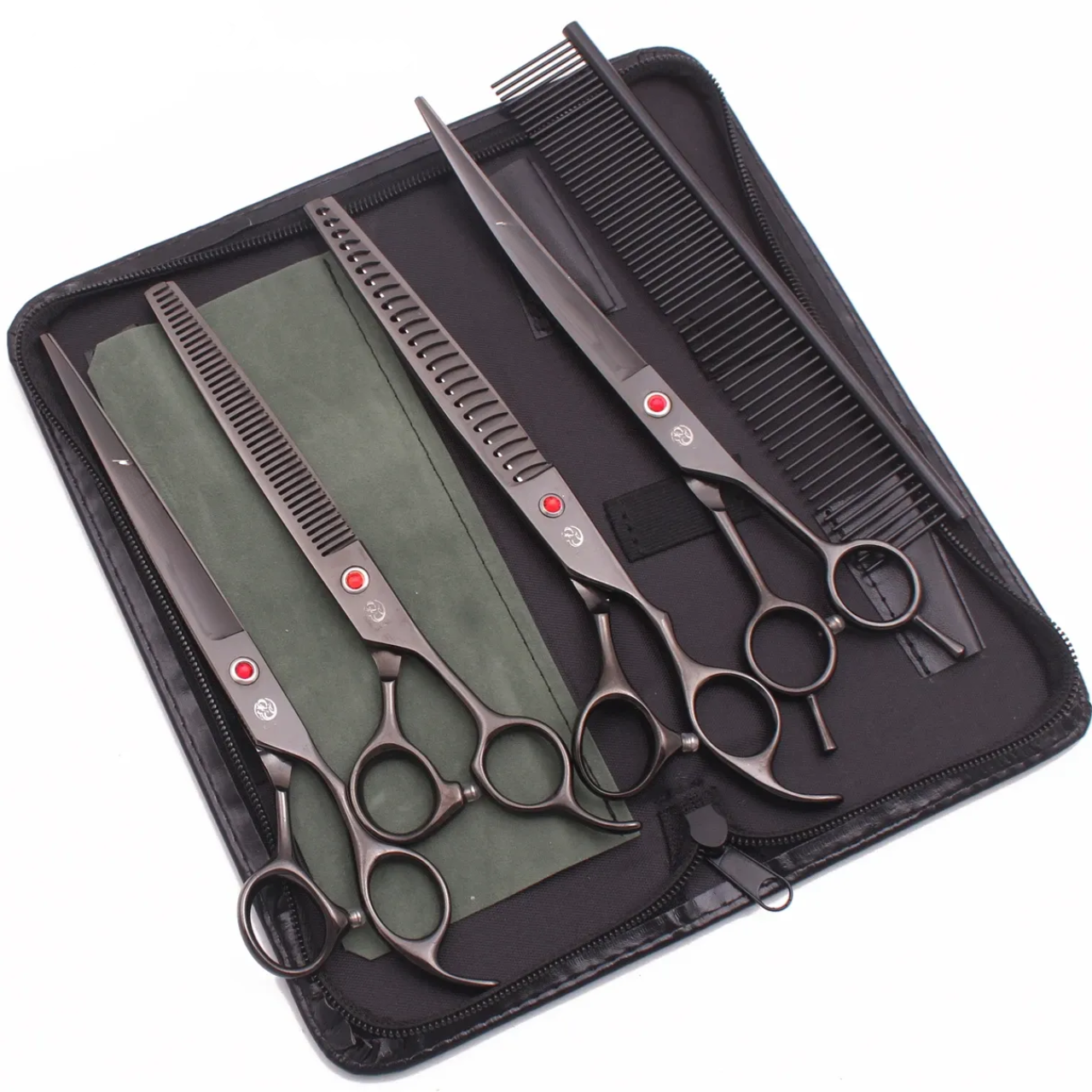 Pet Grooming Scissors for Dogs, Curved Chunker Shears