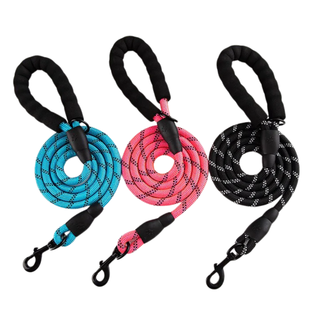 Dog Leash – Heavy Duty, Padded Handle, Double Traction for Strong Dogs