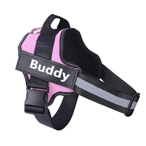 Custom No-Pull Reflective Dog Harness – Breathable Pet Vest for Small & Large Dogs