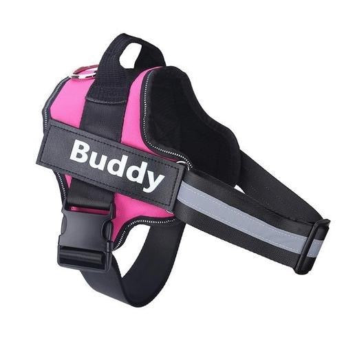 Custom No-Pull Reflective Dog Harness – Breathable Pet Vest for Small & Large Dogs