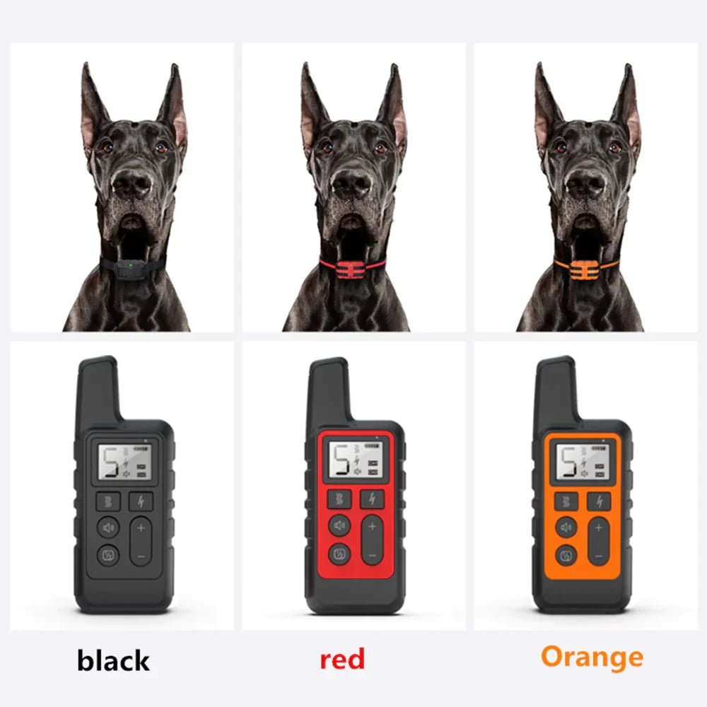 Dog Training Collar – Waterproof, Rechargeable, Remote Control, Shock & Vibration