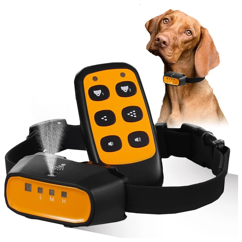 Citronella Anti-Bark Dog Collar – Auto & Remote Training Spray Collar