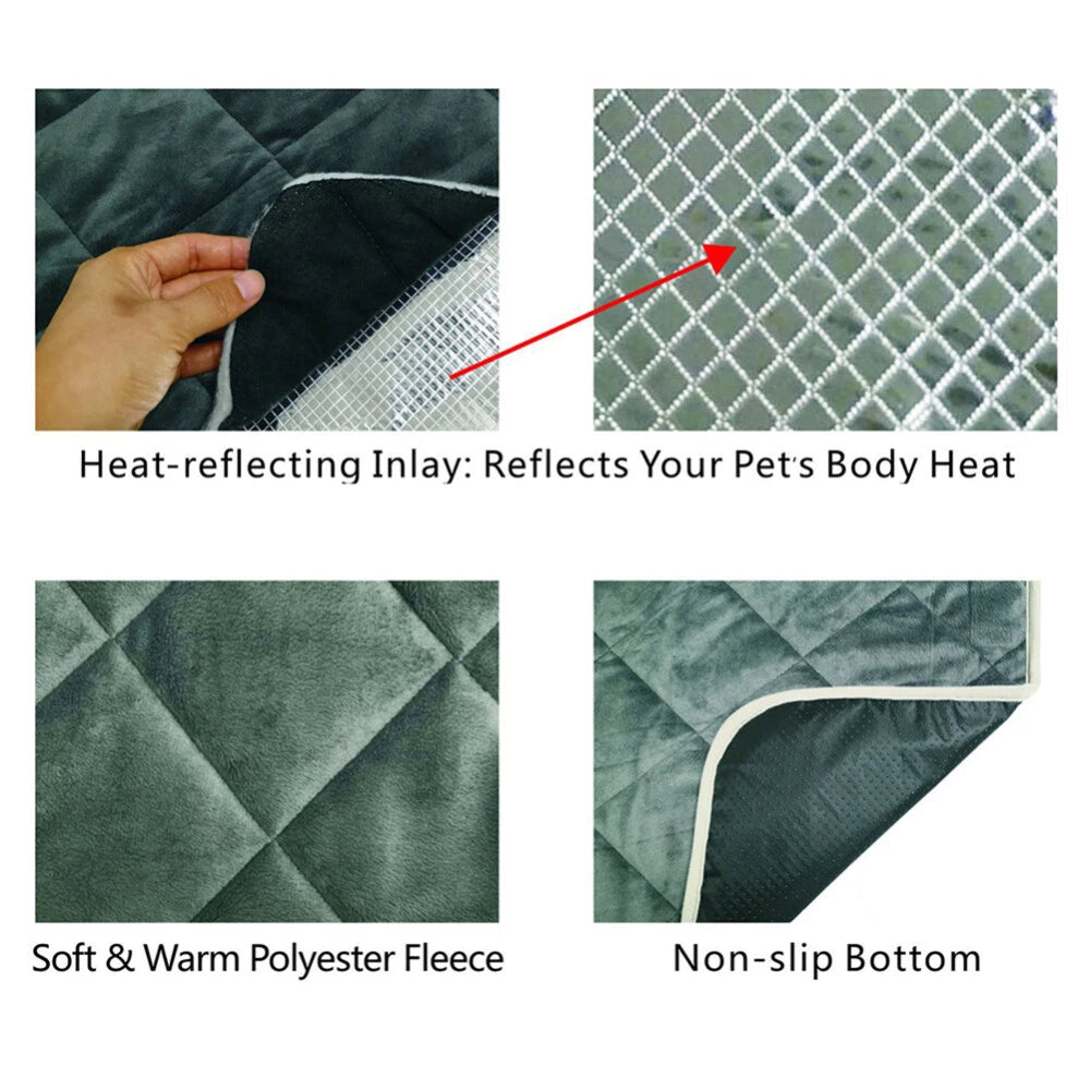 Dog Warming Mat - Heating Mat for Pets, Super Soft